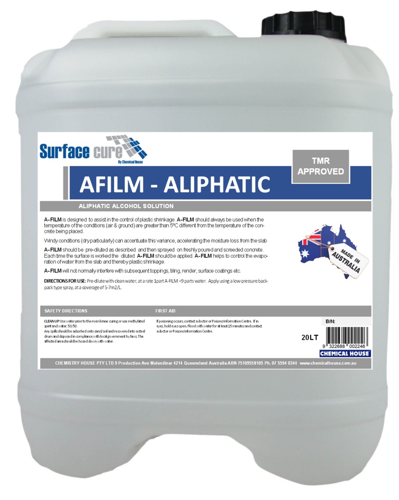 SURFACE CURE AFILM Aliphatic Alcohol